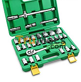 12” DR HAND SOCKET SET 8-32 MM 32 PCS 6 PT