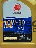 IDEMITSU 4T SL-MA 10W30 FULL SYN (800ml)