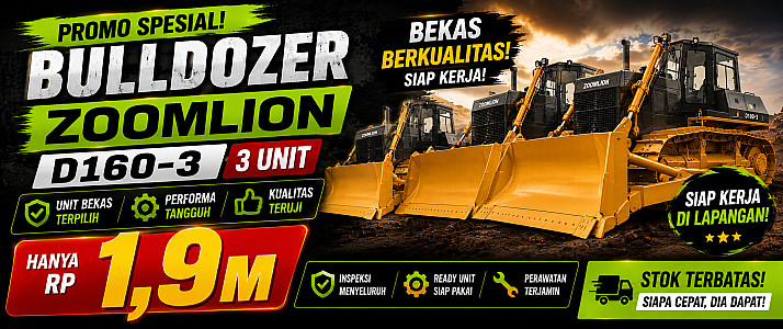 HARGA MURAH DI KELASNYA, BULLDOZER ZOOMLION ZD160-3