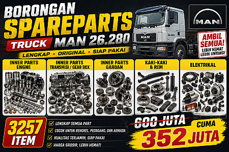 MAN CLA26.280 PART...HARGA MURAH !!! DAPATKAN BANYAK ITEM & QTY DENGAN 352JUTA