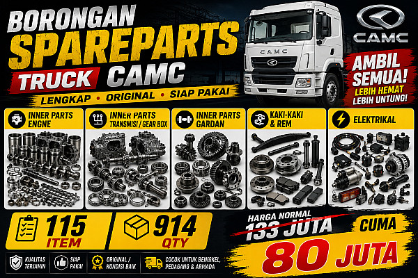 HARGA MURAH !!! HEMAT BANGET DAPAT BANYAK PART CAMC CUMA 80JUTA