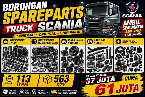 SCANIAPARTS ... HARGA MURAH!!! DAPATKAN BANYAK ITEM & QTY DENGAN 37JUTA